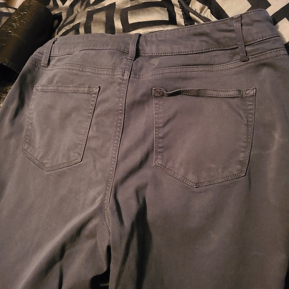 Grey skinny pants maurices